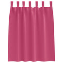 Mørklægningsgardiner med ringe 2 pcs Lys Pink 140 x 140 cm