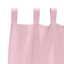 Mørklægningsgardiner med ringe 2 pcs Lyserød 260 x 140 cm