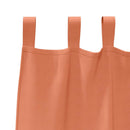 Mørklægningsgardiner med ringe 2 pcs Terrakotta 175 x 140 cm