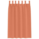 Mørklægningsgardiner med ringe 2 pcs Terrakotta 175 x 140 cm
