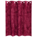 Velour Gardiner 2 stk. Vinrød 140 x 140 cm Fløjl