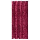 Velour Gardiner med gardiner 2 pcs Vinrød 245 x 140 cm Fløjl