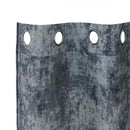 Velour Gardiner 2 stk. Sølvgrå 140 x 140 cm Fløjl