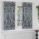 Velour Gardiner med gardiner 2 pcs Sølvgrå 175 x 140 cm Fløjl