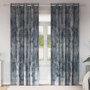 Velour Gardiner 2 stk. Sølvgrå 260 x 140 cm Fløjl