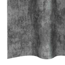 Velour Gardiner 2 stk. Grå 140 x 140 cm Fløjl