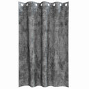 Velour Gardiner 2 stk. Grå 175 x 140 cm Fløjl
