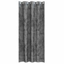 Velour Gardiner 2 stk. Grå 225 x 140 cm Fløjl