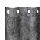 Velour Gardiner 2 stk. Grå 245 x 140 cm Fløjl