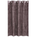 Velour Gardiner 2 stk. Brun 175 x 140 cm Fløjl