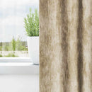 Velour Gardiner 2 stk. Creme 175 x 140 cm Fløjl