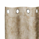 Velour Gardiner 2 stk. Creme 225 x 140 cm Fløjl