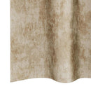 Velour Gardiner 2 stk. Creme 260 x 140 cm Fløjl