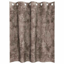 Velour Gardiner 2 stk. Cappuccino 140 x 140 cm Fløjl