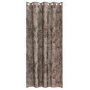 Velour Gardiner 2 stk. Cappuccino 225 x 140 cm Fløjl