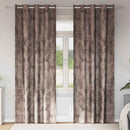 Velour Gardiner 2 stk. Cappuccino 245 x 140 cm Fløjl