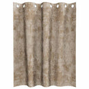 Velour Gardiner 2 stk. champagnefarvet 140 x 140 cm Fløjl