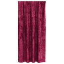 Velour Gardiner med gardiner 2 pcs Vinrød 175 x 140 cm Fløjl