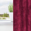 Velour Gardiner med gardiner 2 pcs Vinrød 260 x 140 cm Fløjl