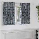 Velour Gardiner med gardiner 2 pcs Sølvgrå 140 x 140 cm Fløjl