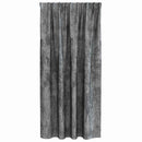 Velour Gardiner med gardiner 2 pcs Grå 175 x 140 cm Fløjl