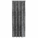 Velour Gardiner med gardiner 2 pcs Grå 245 x 140 cm Fløjl
