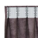 Velour Gardiner med gardiner 2 pcs Brun 175 x 140 cm Fløjl