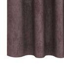 Velour Gardiner med gardiner 2 pcs Brun 175 x 140 cm Fløjl