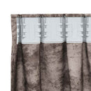 Velour Gardiner 2 pcs Cappuccino 225 x 140 cm Fløjl
