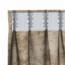 Velour Gardiner 2 pcs champagnefarvet 260 x 140 cm Fløjl