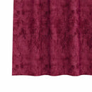Velour Gardiner med gardiner 2 pcs Vinrød 140 x 140 cm Fløjl