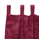 Velour Gardiner med gardiner 2 pcs Vinrød 175 x 140 cm Fløjl
