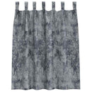 Velour Gardiner med gardiner 2 pcs Sølvgrå 140 x 140 cm Fløjl