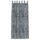 Velour Gardiner med gardiner 2 pcs Sølvgrå 225 x 140 cm Fløjl