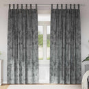 Velour Gardiner med gardiner 2 pcs Grå 225 x 140 cm Fløjl