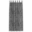 Velour Gardiner med gardiner 2 pcs Grå 245 x 140 cm Fløjl