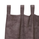 Velour Gardiner med gardiner 2 pcs Brun 140 x 140 cm Fløjl