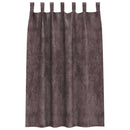 Velour Gardiner med gardiner 2 pcs Brun 175 x 140 cm Fløjl