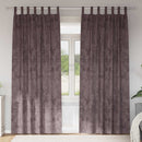 Velour Gardiner med gardiner 2 pcs Brun 225 x 140 cm Fløjl