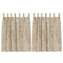 Velour Gardiner med gardiner 2 pcs Creme 140 x 140 cm Fløjl