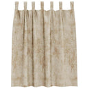 Velour Gardiner med gardiner 2 pcs Creme 140 x 140 cm Fløjl