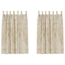 Velour Gardiner med gardiner 2 pcs Creme 175 x 140 cm Fløjl