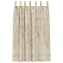 Velour Gardiner med gardiner 2 pcs Creme 175 x 140 cm Fløjl