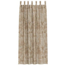 Velour Gardiner 2 pcs champagnefarvet 260 x 140 cm Fløjl