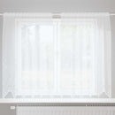 Lace Gardin med gardiner Blomstret Hvid 180 x 150 cm Polyester