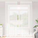 Lace Gardin med gardiner Blomstret Hvid 300 x 150 cm Polyester