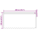 Lace Gardin Hvid 120 x 200 cm Polyester