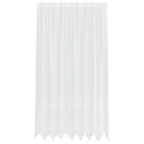Lace Gardin med gardiner Blomstret Hvid 245 x 200 cm Polyester