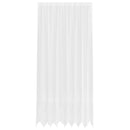 Lace Gardin med gardiner Blomstret Hvid 300 x 200 cm Polyester
