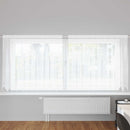 Lace Gardin med gardiner Blomstret Hvid 180 x 300 cm Polyester